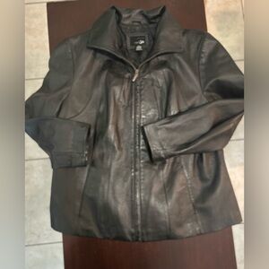 East 5th Women's Black Leather Jacket